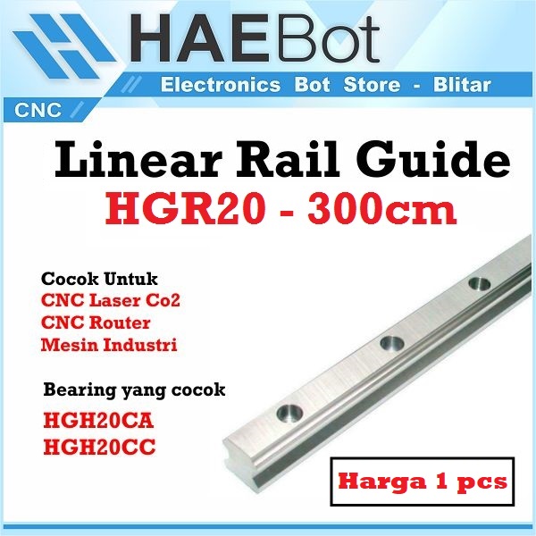 Linear Guide Rail HGR20 - 300cm