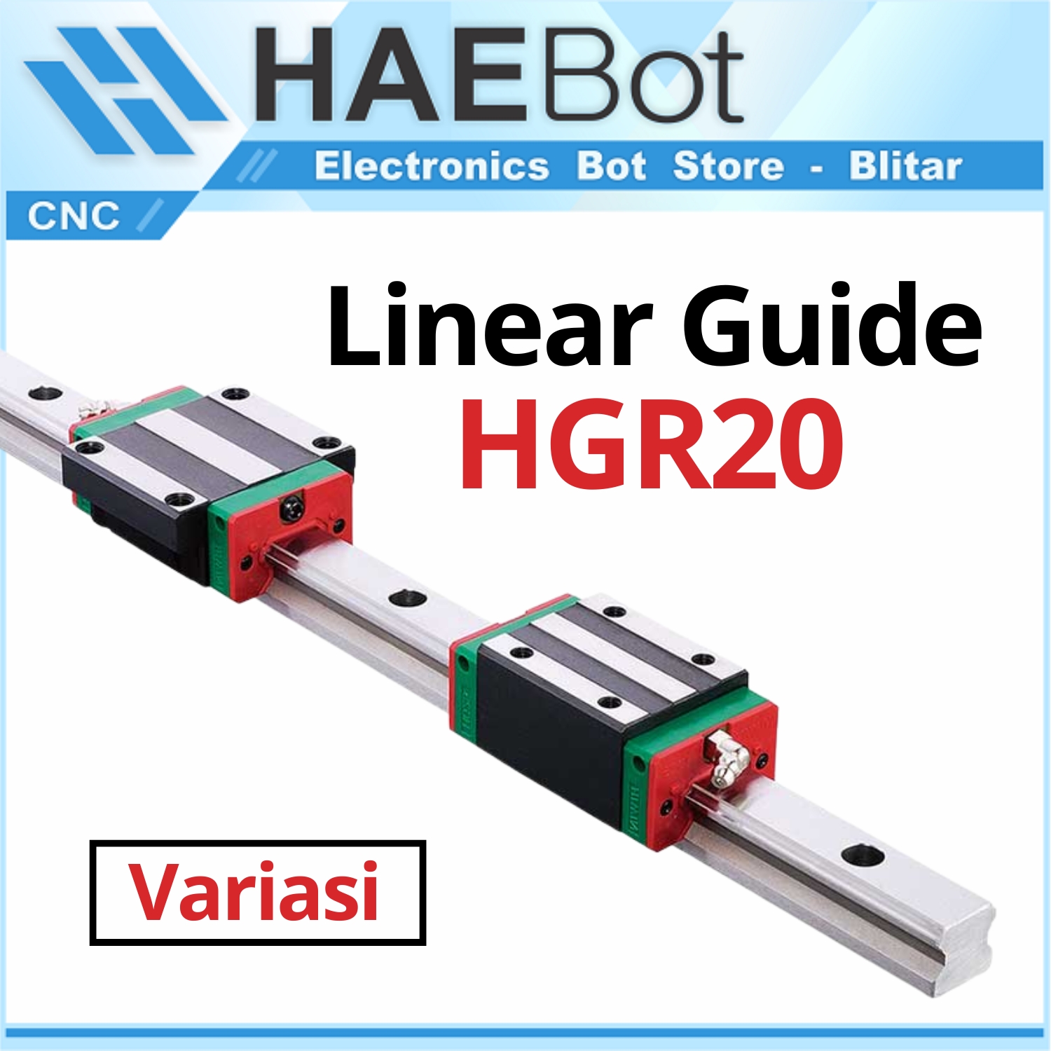 Linear Guide Rail HGR20 20mm - HGH20 HGW20